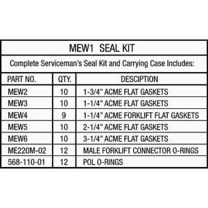 MEC MEW1 Gas Servicemans Replacement Seal