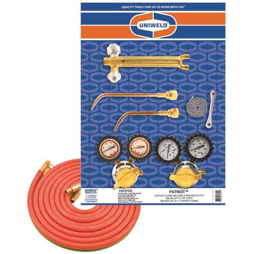 Uniweld Products K23 Uniweld Oxygen and Acetylene Brazing Kit