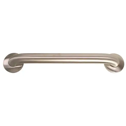 ROUND FLANGE GRAB BAR, 32 IN., STAINLESS STEEL