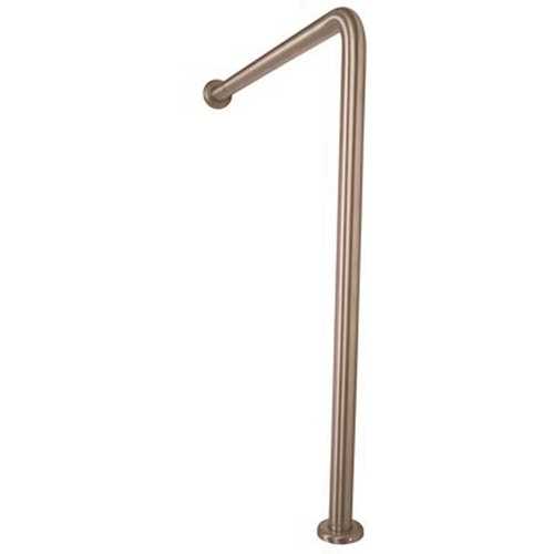 Bradley 8120-054000 30 in. x 33 in. Stainless Steel Commode Bar Right Hand
