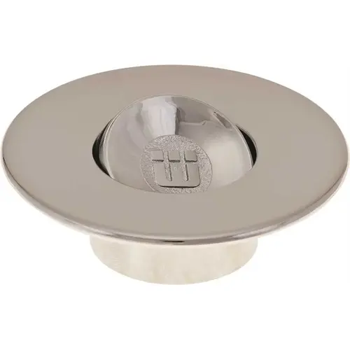 Watco 48200-CP Nufit Presflo Bathtub Drain With Plastic Stopper, Chrome-Plated
