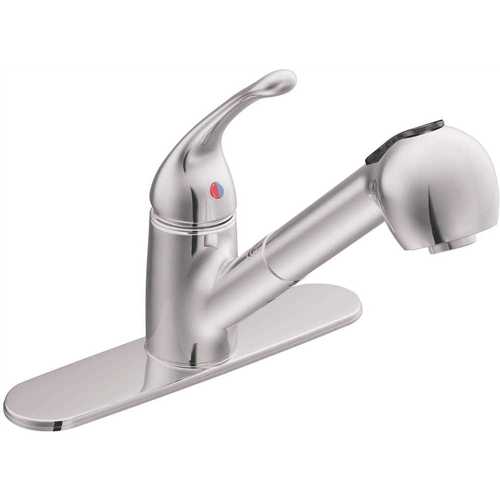 Cleveland Faucet Group CA40519 Capstone Single-Handle Pull-Out Sprayer Kitchen Faucet in Chrome