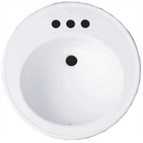 Kohler K220240 Brookline DropIn Vitreous China Bathroom Sink in