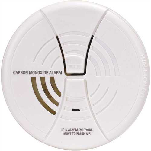 First Alert CO250B Carbon Monoxide Alarm, 85 dB, Alarm: Audible/Visual, Electrochemical Sensor, White