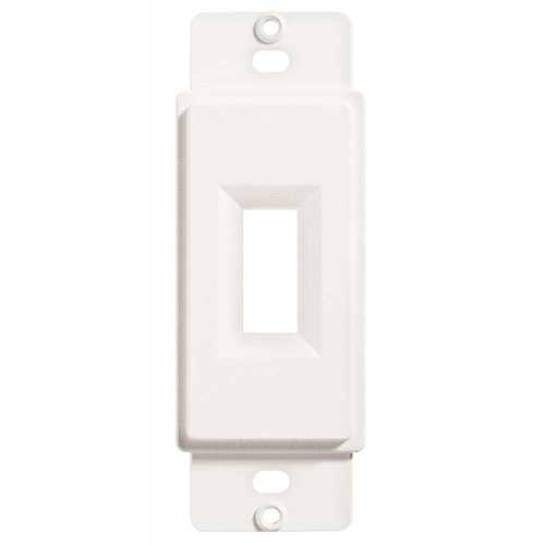 MASQUE Toggle Adapter Wallplate, White