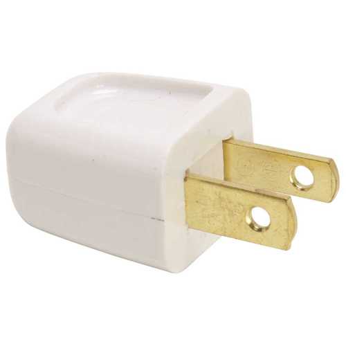 Satco 90/1520 10 Amp 125-Volt Quick Connect Plug with 2-Wire, White