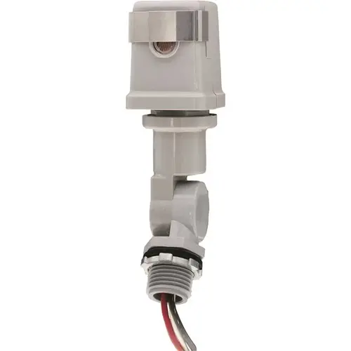 Intermatic K4221C K4200 Series 1800-Watt Stem and Swivel Mount Thermal Photocontrol, Gray