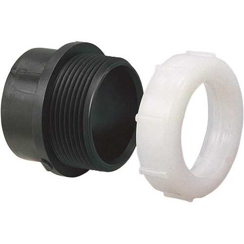 1-1/2 in. ABS DWV Spigot x Slip-Joint Trap Adapter