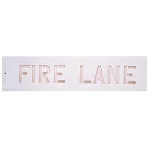 24 in. x 5 in. Fire Lane Parking Lot Stencil