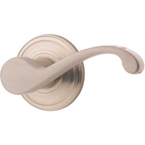 Commonwealth Satin Nickel Passage Hall/Closet Door Lever with Microban Antimicrobial Technology