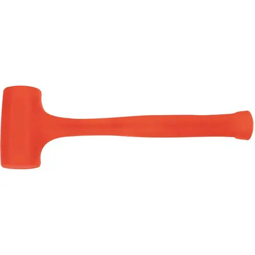 Stanley 57-532 COMPO-CAST Series Dead Blow Hammer, 21 oz Head, Non-Sparking, Soft Head, Steel Head, 13 in OAL Orange