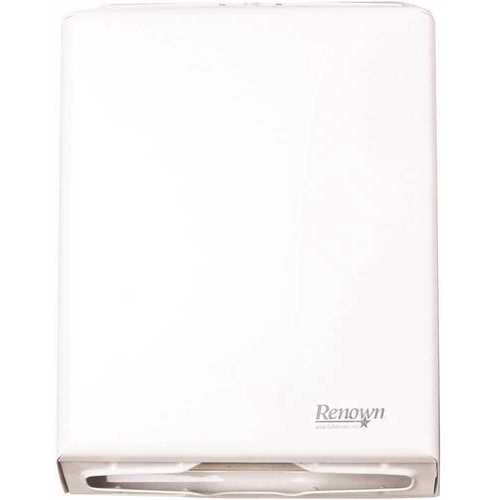 ClearVu Multi-Fold / C-Fold Metal White Paper Towel Dispenser