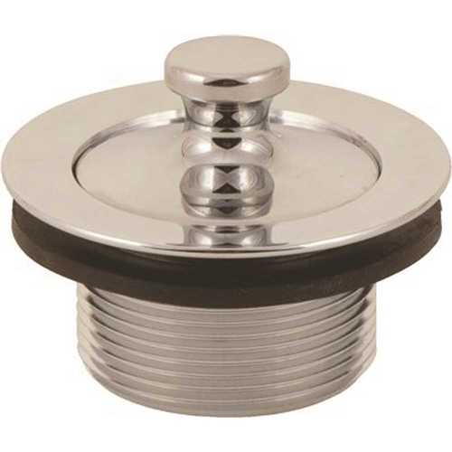 Lift-and-Turn Tub Stopper Assembly for Gerber 1-7/8 in. 11.5 TPI in Polished Chrome