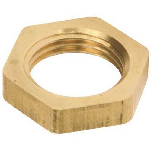 1/2 in. Dia IPS Faucet Locknut, Brass