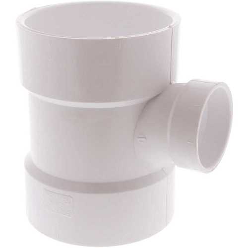 COPY 0 4 in. x 4 in. x 2 in. PVC DWV All Hub Sanitary Tee