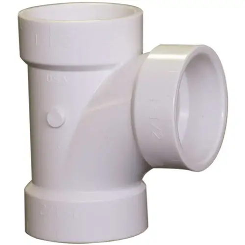 COPY 0 3 in. PVC DWV All Hub Sanitary Tee