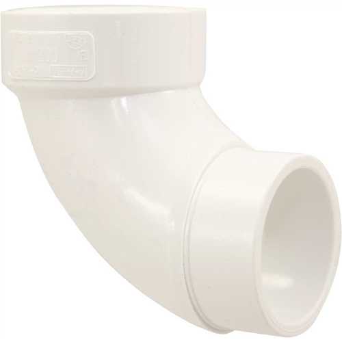 COPY 0 2 in. PVC DWV 90-Degree Spigot x Hub Street Elbow