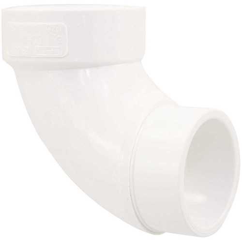 COPY 0 3 in. PVC DWV 90 Degree Spigot x Hub Street Elbow