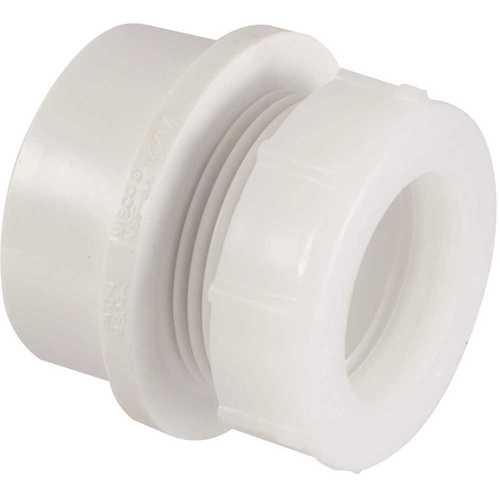 1-1/2 x 1-1/4 in. PVC DWV Trap Adapter Fitting