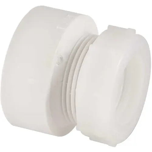 COPY 0 1-1/2 in. x 1-1/4 in. PVC DWV Hub x Slip-Joint Trap Adapter