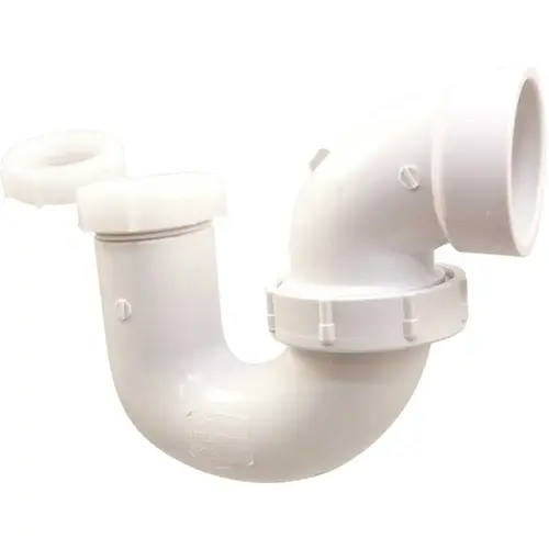 1-1/2 in. or 1-1/2 in. x 1-1/4 in. PVC DWV Hub x Slip Joint P-Trap