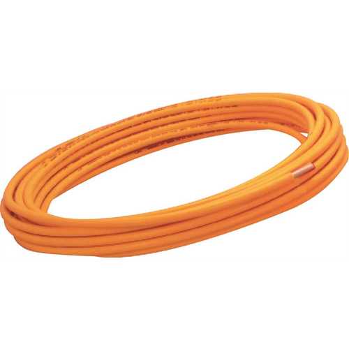 440 Series Copper Tubing, 1/4 in, 50 ft L, Soft, Coil