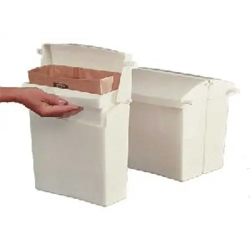 12.5 in. x 10.8 in. Compact Sanitary Napkin Receptacle