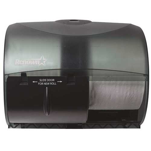 Renown REN05162-WB Black for OptiCore Side by Side Toilet Paper Dispenser