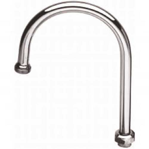 T & S BRASS & BRONZE WORKS 133X Swivel 10 in. Spout in Polished Chrome