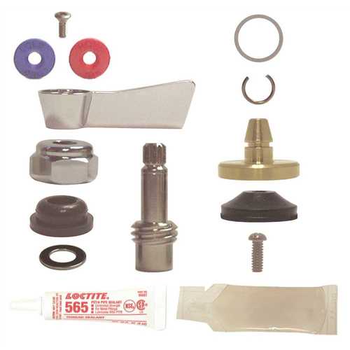 RIGHT HAND STEM AND HANDLE ASSEMBLY TYPE: HOT
