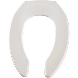 BEMIS 1955CT 000 Elongated Open Front Toilet Seat in White