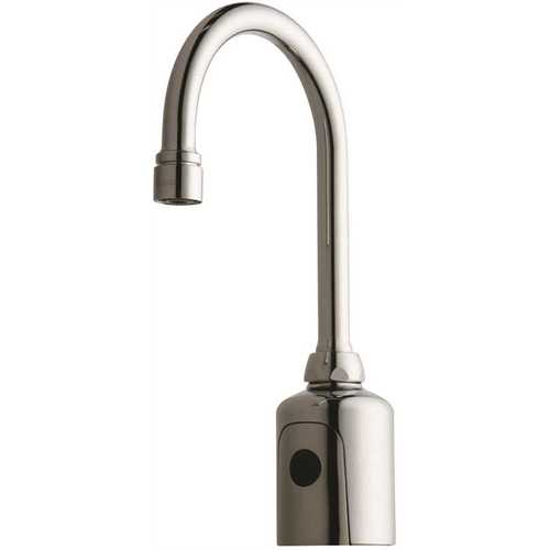 Chicago Faucets 116.203.AB.1 HyTr83 DC-Powered Single Hole Touchless Bathroom Faucet in Chrome