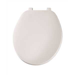 BEMIS 70 000 Round Closed Front Toilet Seat in White