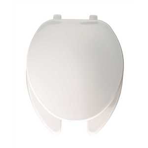 BEMIS 175 000 Elongated Open Front Toilet Seat in White