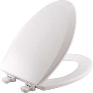BEMIS 1500EC 000 Lift-Off Elongated Closed Front Toilet Seat in White