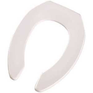 BEMIS 827 000 Elongated Open Front Toilet Seat in White