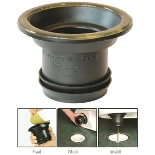 Fernco FTS-3 Wax-Free Toilet Gasket to Flange