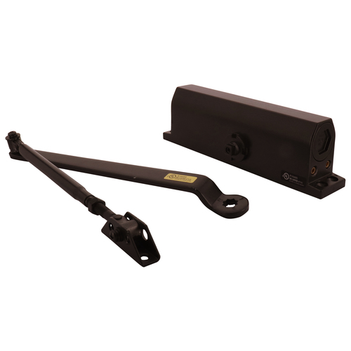 CRL DC54BRZ Dark Bronze ANSI Grade 1 Spring Size 4 Surface Mount Door Closer