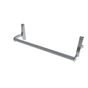 Satin Aluminum Cross Bar Panic Exit Device - Right Hand Reverse Bevel Rim