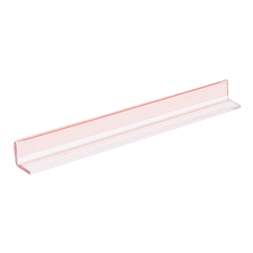 CRL P12LJT2 'L' 1/2" x 1/2" Clear Jamb with Pre-Applied Tape - 95" Stock Length