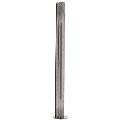 CRL PP0824EBS Brushed Stainless 24" Round PP08 Elegant Series Counter/Partition End Post