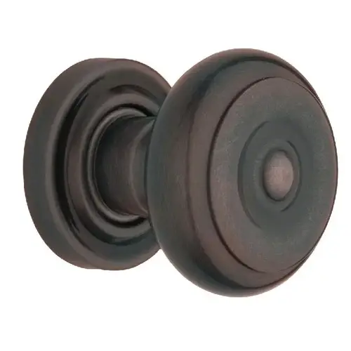Preconfigured 5005 Knob with 5048 Rose Passage Lock with 2-3/8" Backset and Full Lip Strike Venetian Bronze Finish
