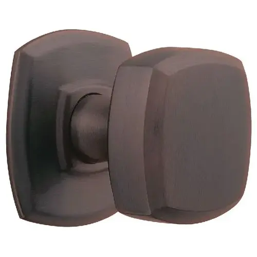 Preconfigured 5011 Knob with 5058 Rose Passage Lock with 2-3/8" Backset and Full Lip Strike Venetian Bronze Finish