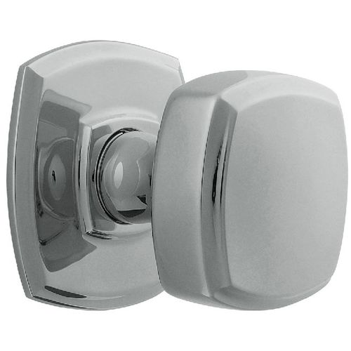 Preconfigured 5011 Knob with 5058 Rose Half Dummy Lock Bright Chrome Finish