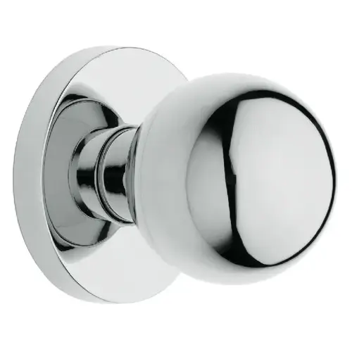 Preconfigured 5041 Knob with 5046 Rose Half Dummy Lock Bright Chrome Finish