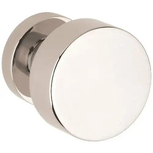 Preconfigured 5055 Knob with 5146 Rose Privacy Lock with 2-3/8" Backset and Full Lip Strike Lifetime Bright Nickel Finish