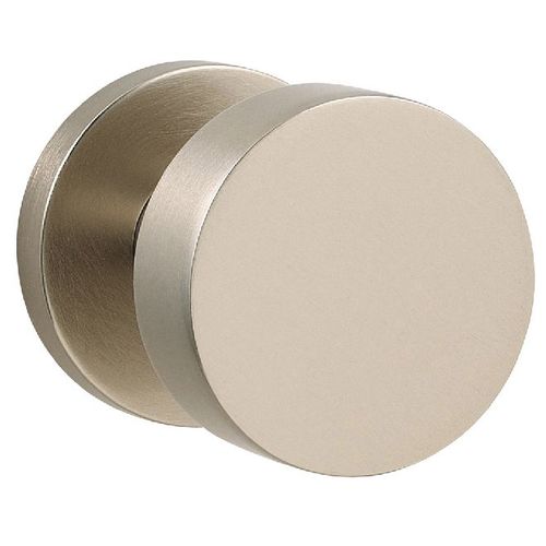 Preconfigured 5055 Knob with 5046 Rose Full Dummy Lock Lifetime Satin Nickel Finish