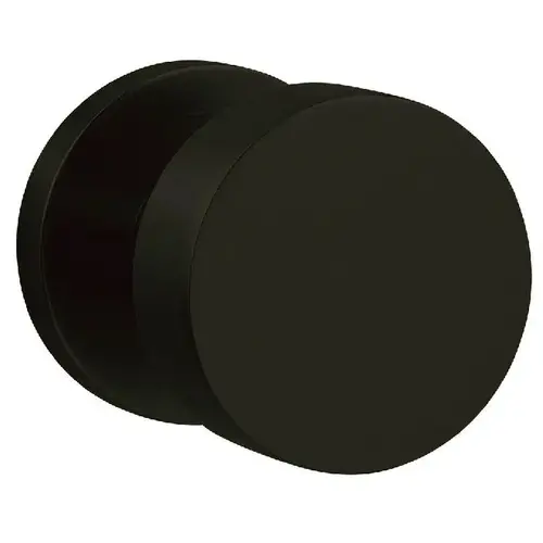 Preconfigured 5055 Knob with 5046 Rose Full Dummy Lock Satin Black Finish