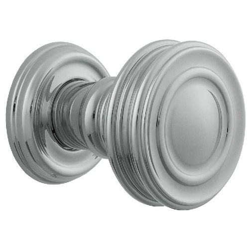 Preconfigured 5066 Knob with 5078 Rose Full Dummy Lock Bright Chrome Finish