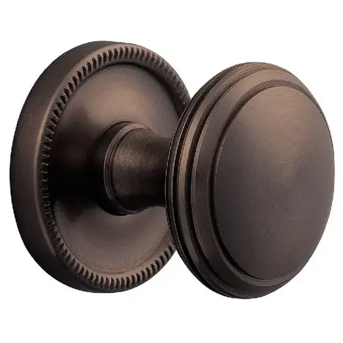 Preconfigured 5069 Knob with 5076 Rose Passage Lock with 2-3/8" Backset and Full Lip Strike Venetian Bronze Finish